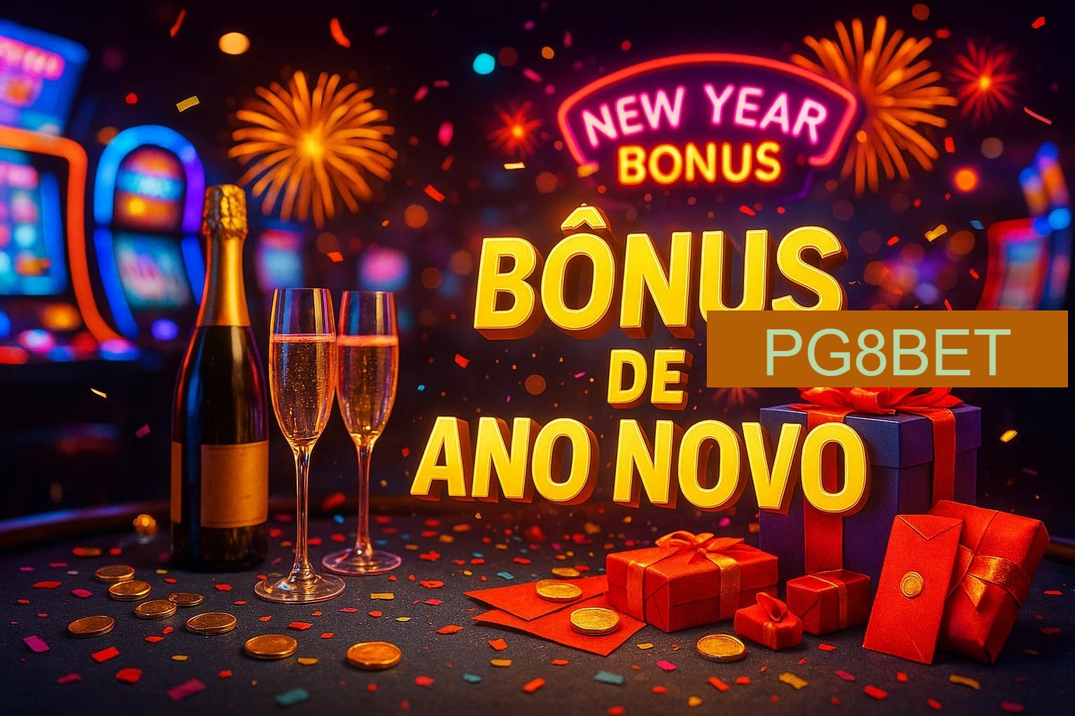 Promoções de Ano Novo no PG8BET
